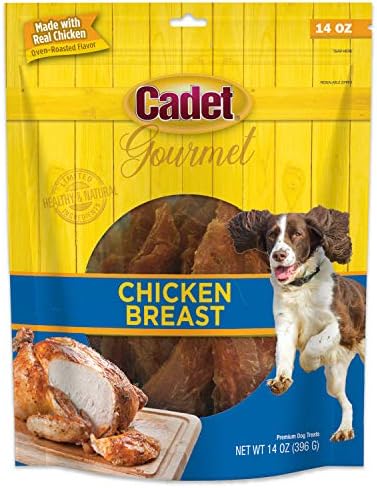  Cadet Gourmet Duck Breast Dog Treats - Healthy & Natural Dog Training Treats For Small & Large Dogs - Inspected & Tested In USA (2.5 Lb.)