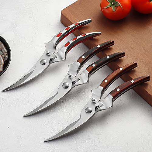  Stainless Steel Chicken Bone Shear, Steel Handle, Kitchen Shear, Chicken, Goose, Fish Clipper, All-steel Shear, Chicken Clipper, Food Clipper