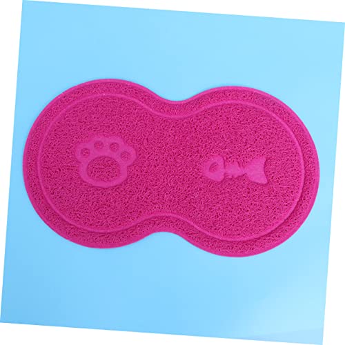  Ipetboom Cat Litter Box Floor Rose Clean With Trapper Easy Placemat Multi- Mats For Puppy Food Grey Inches Mat Dog Scatter And Anti- Dish Kitten Pet Mesh Control Litter Pad Non- Cat Litter Mat