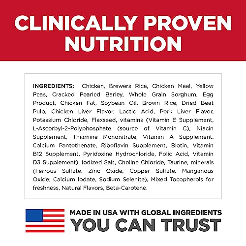  Hill's Science Diet Dry Dog Food, Adult, Small & Mini Breeds, Sensitive Stomach & Skin, Chicken Recipe, 4 Lb. Bag