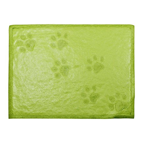  Pet Cat Litter Mat,MUEQU Waterproof Pet Box Mat Food Bowl Mat Cat Litter Trap Mat, Litter Trapper Mat,PVC, 30 X 40 Cm,Easy To Clean (Green)