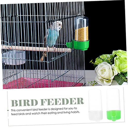  Iplusmile 10 Pcs Bird Feeder Bird Cage Feeder Decorate Water Bottle Bird Water Feeder For Cage Bird Cage Water Dispenser No Parrot Feeder Dog Water Dispenser For Cage Parrot Plastic Waterer