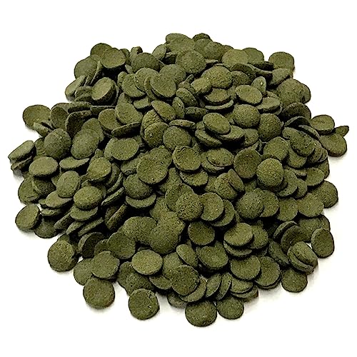  BIG KAHUNA TROPICAL FISH 8 Mm Alage Wafer - Sinking Algae Wafers That Provides Balanced Diet For Plecos, Snails, Cory Cats, Catfish, Shrimp, And Crayfish (10 Pound)