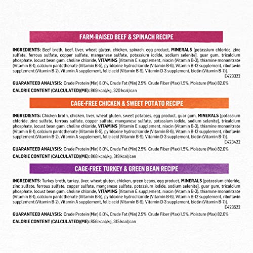  Purina Beyond Gravy, Beef, Chicken Or Turkey In Gravy Ground Entree Grain Free Wet Dog Food Variety Pack