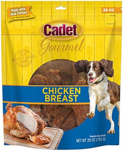  Cadet Gourmet Duck Breast Dog Treats - Healthy & Natural Dog Training Treats For Small & Large Dogs - Inspected & Tested In USA (2.5 Lb.)