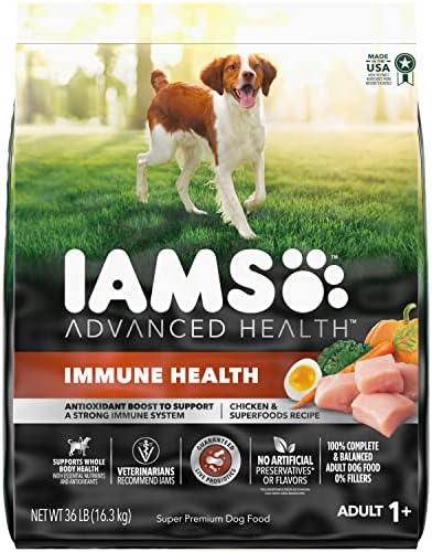  Iams Advanced Health Immune Health Chicken & Superfoods Recipe Adult Dry Dog Food, 13.5 Lb. Bag