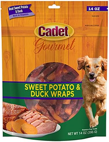  Cadet Gourmet Duck Breast Dog Treats - Healthy & Natural Dog Training Treats For Small & Large Dogs - Inspected & Tested In USA (2.5 Lb.)
