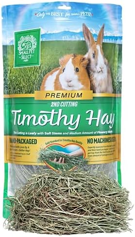  Small Pet Select 2nd Cutting Perfect Blend Timothy Hay Pet Food For Rabbits, Guinea Pigs, Chinchillas And Other Small Animals, Premium Natural Hay Grown In The US, 10 LB