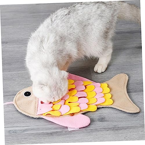  Pet Feeder Colorful Educational Detachable Sniff Portable Cat Smell Simulation Dog Pad Mat Cushion For Fish Pet Pet Slow Feeder