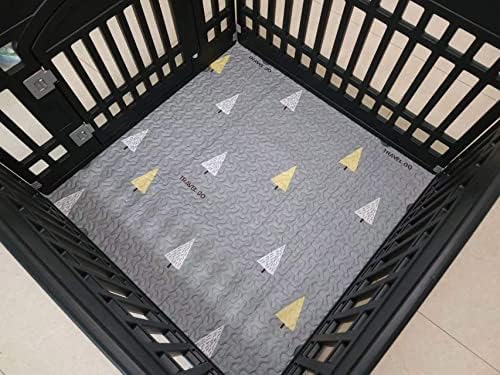  36" Wide Hexagonal Dog Pen Urine Pad Dog Urine Pad Puppy Pad, [PLAYPEN Not Included!] Reusable Whelping Playpen Crate Reusable Washable Pet Mattress Pads Pet Training Pads For Playpen, Crate, Kennel