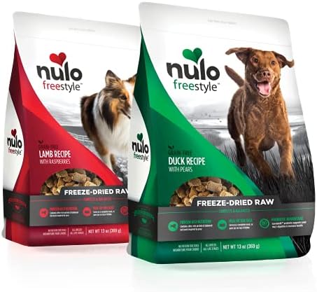  Nulo Freestyle Freeze-Dried Raw, Ultra-Rich Grain-Free Dry Dog Food For All Breeds And Life Stages With BC30 Probiotic For Digestive And Immune Health