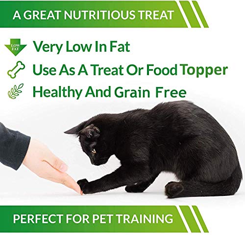  LIFE ESSENTIALS BY CAT-MAN-DOO All Natural Freeze Dried Chicken Crushed Sprinkles Powder For Dogs & Cats - No Fillers, Preservatives, Or Additives - No Grain Tasty Treat -Made In USA (4 Pack)