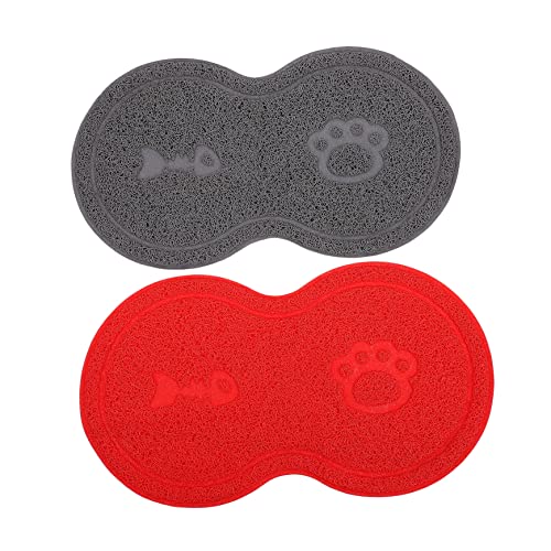  BCOATH Silica Cat Litter 2 Pcs Cat Litter Mat Dog Treat Toy Toys Cat Scratching Toy Pets Pads Dog Water Cushion Nonslip Dish Pads Cat Mat Cat Feeding Pad Claw Grinding Mat Food Food Toy