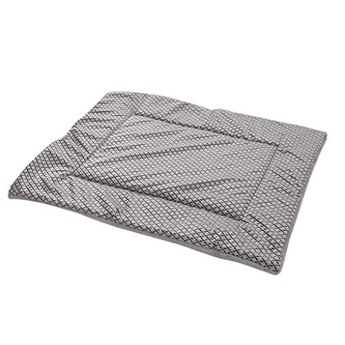  Pet Blanket,Koolee New Pet Short Plush Bed Mat Warm Sleeping Mattress For Small Medium Big Dog Cat(M,Gray01)