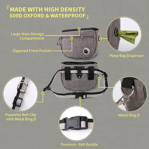  Hemobllo Food Containers Food Containers Puppy Treats Portable Dog Treats Pouch- Outdoor Travel Walking Food Bag For Dogs Training, Cloth Pet Food Container Snack Pouch Puppy Treats Puppy Treats