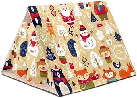  Y-DSIWX Guinea Pig Hideout House Bed, Fast Food Hot Dog Pattern Green Rabbit Cave, Squirrel Chinchilla Hamster Hedgehog Nest Cage