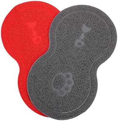  Cat Litter Cat Litter 2 Pcs Washable Water Dog Claw Type Puppy Cat Dish Paws Grinding Animal Mat Cats Anti- Feeding Bowl Non- X Pet Light Skid Cleaning Dogs Anti Pad Food Toy
