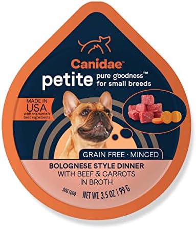  Canidae Pure Petite Premium Freeze-Dried Raw Coated Dog Food For Small Breeds, Real Salmon Recipe, 4 Lbs, Grain Free