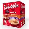  Delectables Bisque Non-Seafood Lickable Wet Cat Treats, Variety Pack, 12 Count (Pack Of 1)