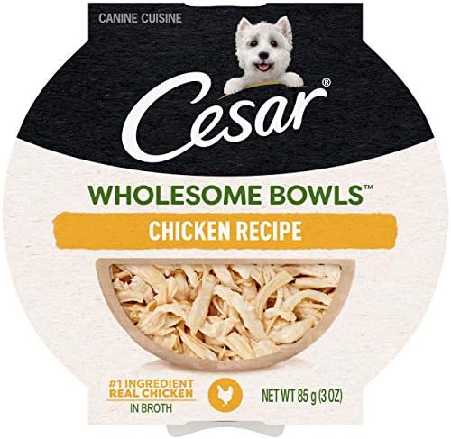  CESAR Soft Wet Dog Food Classic Loaf In Sauce Filet Mignon Flavor, (24) 3.5 Oz. Easy Peel Trays