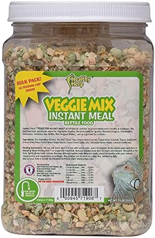  Healthy Herp Veggie Mix Instant Meal 7.5-Ounce (212.63 Grams) Jar