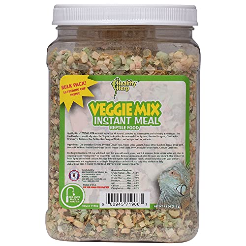  Healthy Herp Veggie Mix Instant Meal 7.5-Ounce (212.63 Grams) Jar