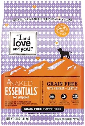  "I And Love And You" Trial Size Naked Essentials Chicken & Duck Grain Free Dry Dog Food, 4 LB