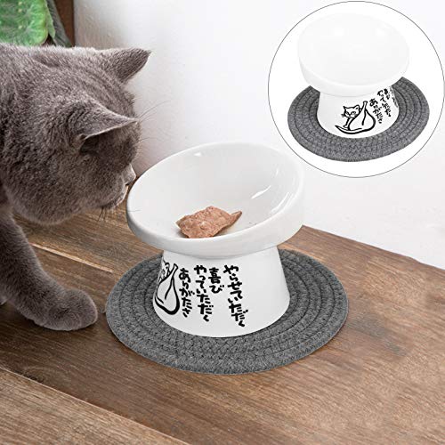  Balacoo Puppy Feeder Puppy Feeder Ceramic Cat Feeding Bowl With Nonslip Bottom Pet Food Water Bowl With Stand For Food Water Dish Ceramic For Cats And Small Dogs Puppy Water Bowl Puppy Water Bowl
