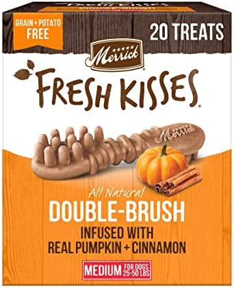  Merrick Fresh Kisses Oral Care Dental Dog Treats For Small Dogs 15-25 Lbs