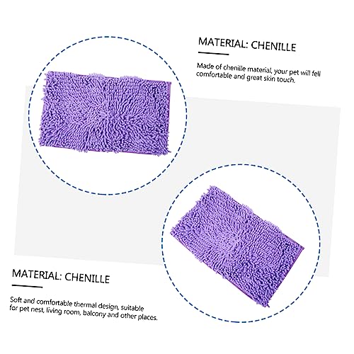  Mipcase 3pcs Pad- Bed Microfiber Hamster Accessorie Random Hideout - Rabbit Cushion Supplies Sleeping Small Chenille Animal Pig Dog Fleece Pad Pet Chinchilla Color Warm Warming Cage Water
