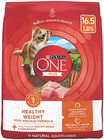  Purina ONE Plus Healthy Weight High-Protein Dog Food Dry Formula - 16.5 Lb. Bag