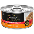  Purina Pro Plan High Protein Gravy Wet Cat Food, SPECIALIZED Healthy Metabolism Formula Chicken Entree - (24) 3 Oz. Pull-Top Cans