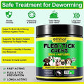  Flea And Tick Prevention For Dogs Chewable Pills, Natural Flea And Tick Supplement -Flea & Tick Control, 150 Tablets Oral Flea Pills For Small Medium And Large Dogs