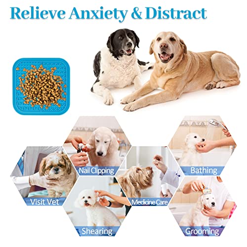  A Bundle Of PatiencET 2 Pack Licking Mat For Dogs And 2 Pack Washable Pee Pads For Dogs