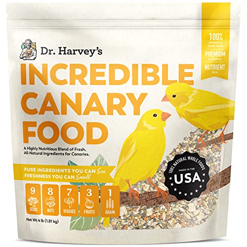  Dr. Harvey's Incredible Canary Blend, Natural Food For Canaries (4 Pounds)
