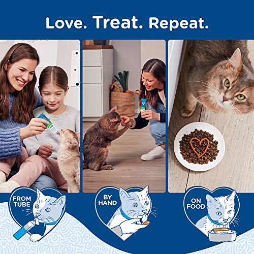  Simply Kind Hearted Squeezables Vibrance - Daily Lickable Cat Treats For Eyesight And Heart Function Support - 1 Tube (1.76 Oz), Multicolor (1022121)