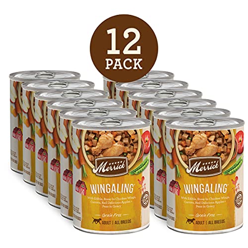  Merrick Grain Free Wet Dog Food Wingaling - (12) 12.7 Oz. Cans (Adult Favorites)