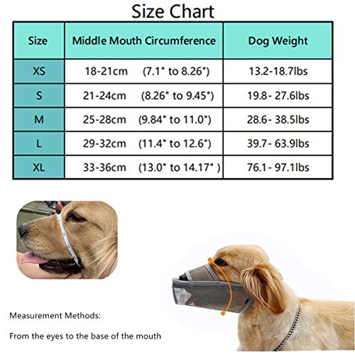  CILKUS Nylon Dog Muzzle Air Mesh Breathable For Small Medium Large Dogs, And Stick Out Tongue Drinkable Pet Muzzle For Anti-Biting Anti-Licking (Large, Black)