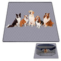  Jhua Washable Pee Pads For Dogs Large 59"x59" Reusable Pee Pads For Dogs, Non-Slip Waterproof Puppy Pads Pet Training Pads, Heavy Absorbent Pee Pad For Dogs, Playpen, Crate, Travel