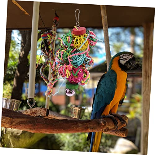  Iplusmile 6 Pcs Parrot Chew Toy Parakeet Chew Toys For Puppies Small Bird Toys Cockatiel Toys Parrot Toys For Large Birds Chewing Toys Bird Chewing Toys Bird Cage Pendant Parakeet Swing Food