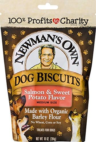  Newman'S Own Dog Biscuits, Peanut Butter Formula - Medium, 10-Oz. (Pack Of 6)