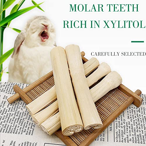  WYOMER 2lb Sweet Bamboo Chew Toy Natural Sweet Bamboo Animals Molar Chew Sticks Toys Pet Snacks Bamboo Sticks Treats