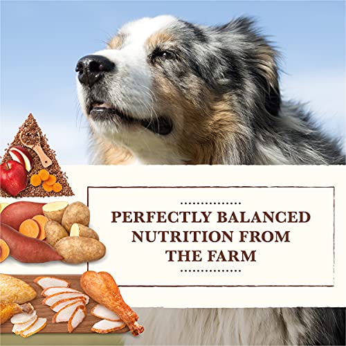  Whole Earth Farms Grain Free Recipe Dry Dog Food, Chicken & Turkey, 25-Pound