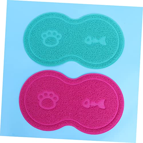  Ipetboom Cat Litter Box Floor Rose Clean With Trapper Easy Placemat Multi- Mats For Puppy Food Grey Inches Mat Dog Scatter And Anti- Dish Kitten Pet Mesh Control Litter Pad Non- Cat Litter Mat