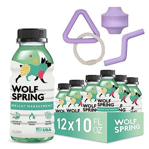 Wolf Spring Weight Management Food Topper And Toy Set: Optimal Wellness For Your Pup - Promote Weight Control, Mental Stimulation, And Active Play For A Healthy, Happy Dog!