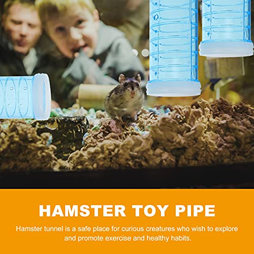  Mipcase Stuffed Animals Dog Cage Dog Cage Hamster Tube Set, Hamster House Rat Cage Accessories Tortoise Habitat Rat Cage Transparent Hamster Cages Hamster Cages Glass Water Bottles