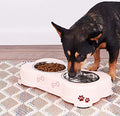  Loving Pets Dolce Diner Dog Bowl, Medium, Pink