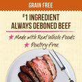  Merrick Lil' Plates Small Breed Dog Food, Grain Free Real Texas Beef And Sweet Potato With Raw Bites Recipe, Small Dog Food - 4 Lb. Bag
