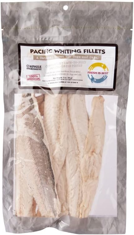  Fresh Is Best - Freeze Dried Healthy Raw Meat Treats For Dogs & Cats - Silverside Minnows