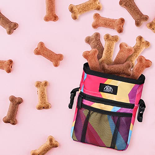  CHEERING PET Dog Treat Pouch, Dog Training Treat Bags, For Treats, Toys, Built-in Poop Bag Dispenser, 3 Ways To Wear